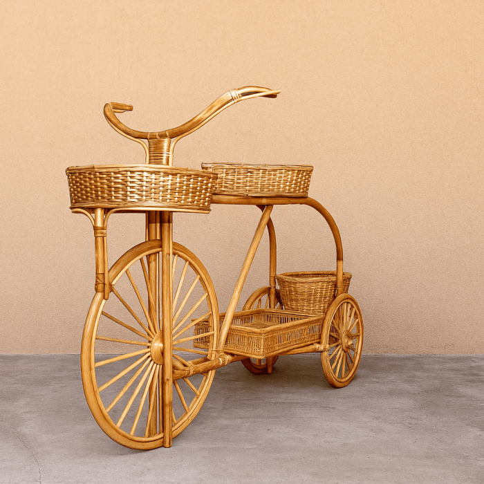 Eco Cane Cycle Centerpiece